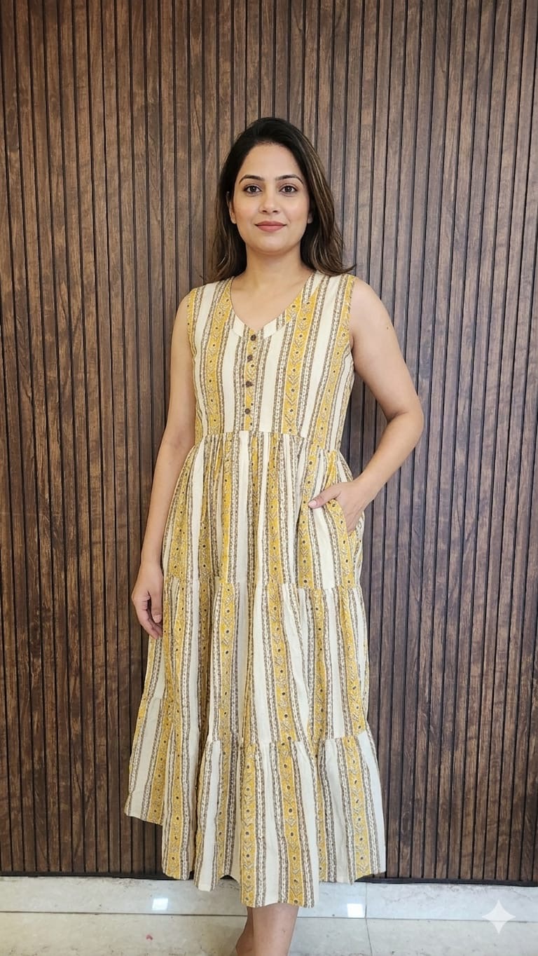 Mogra Tier Dress